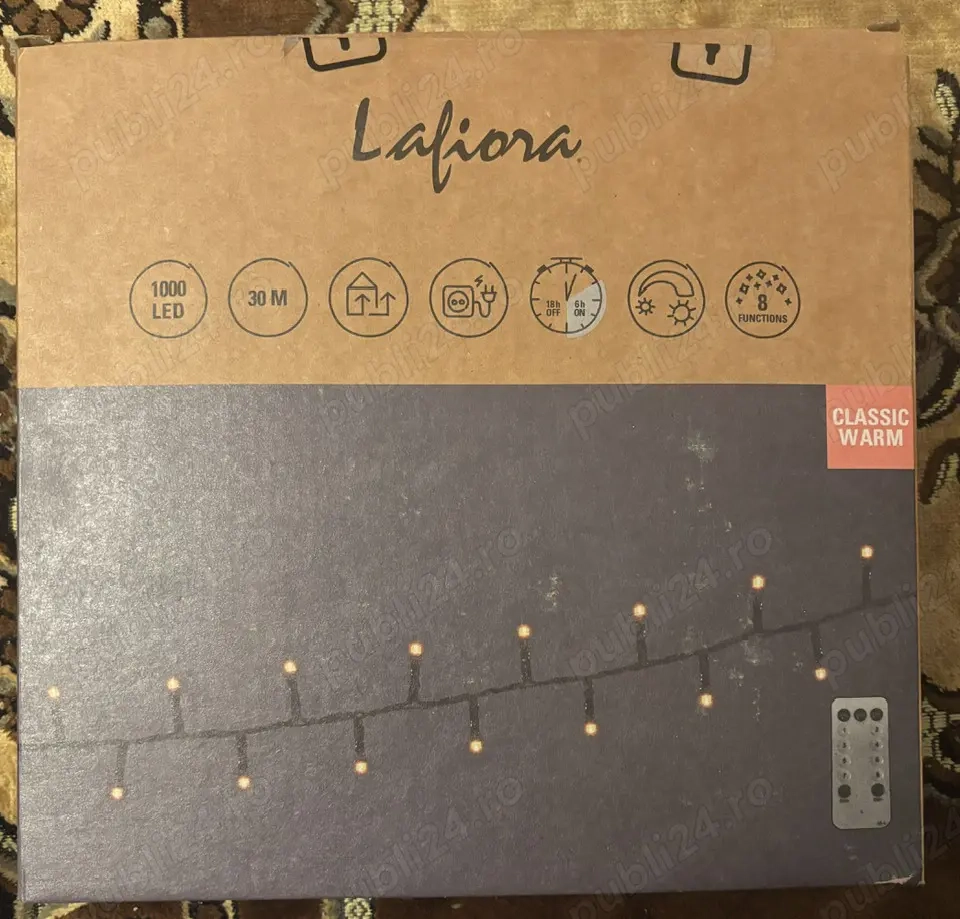 Ghirlanda LED Lafiora 1000 LED-uri,30M- Classic Warm