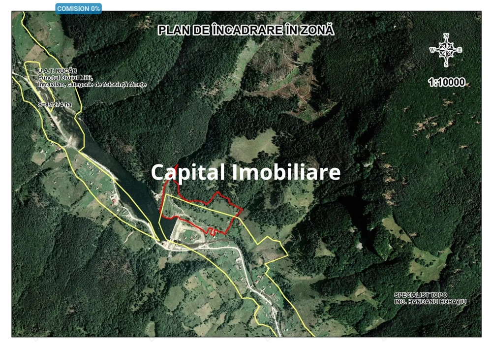 Teren intravilan cu potential turistic