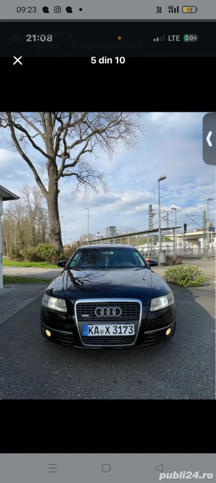 vind audi a6  guatro motor diesel 3000 recent adusa din Germania proprietar fiscal rar efectuat 