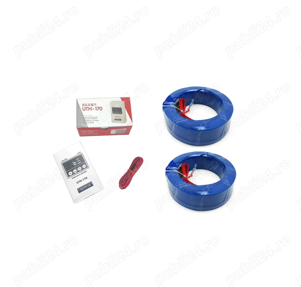 Pachet incalzire rasad 20-30mp Hibrid termostat digital cu senzor