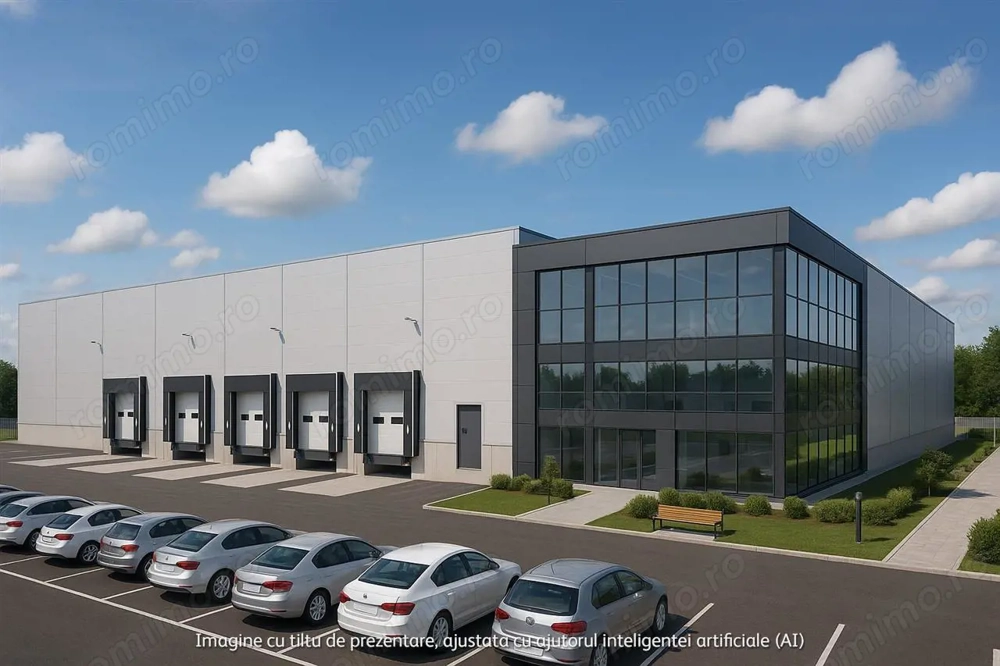 Spatii industriale si birouri 6800 mp in Popesti-Leordeni