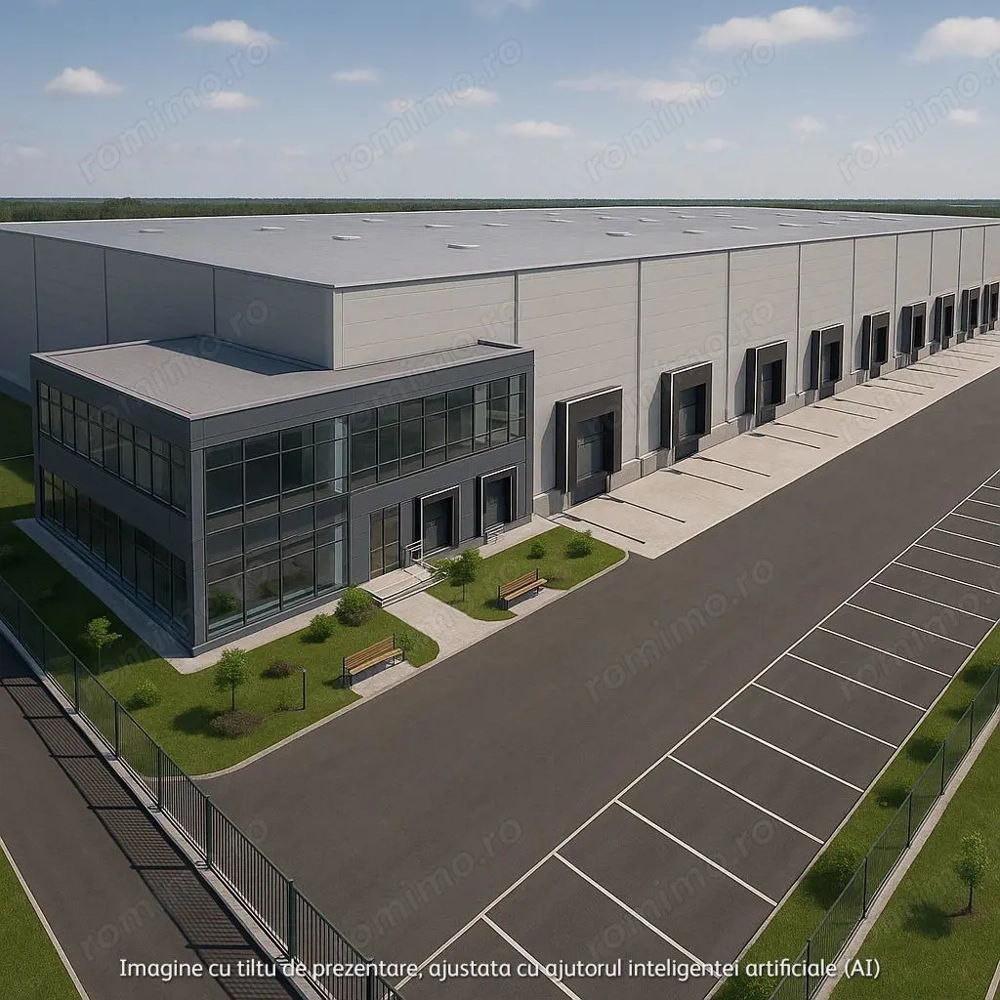 Spatii industriale si birouri 5100 mp in Popesti-Leordeni