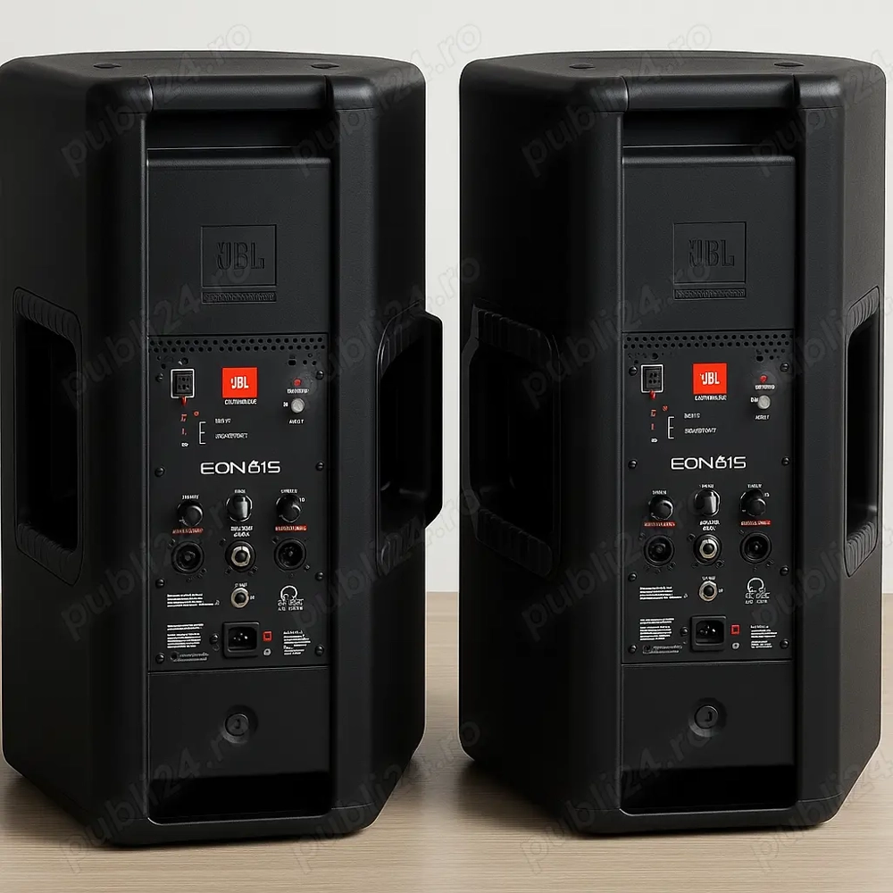 Boxe active JBL EON 615   set 2 bucati + huse bonus