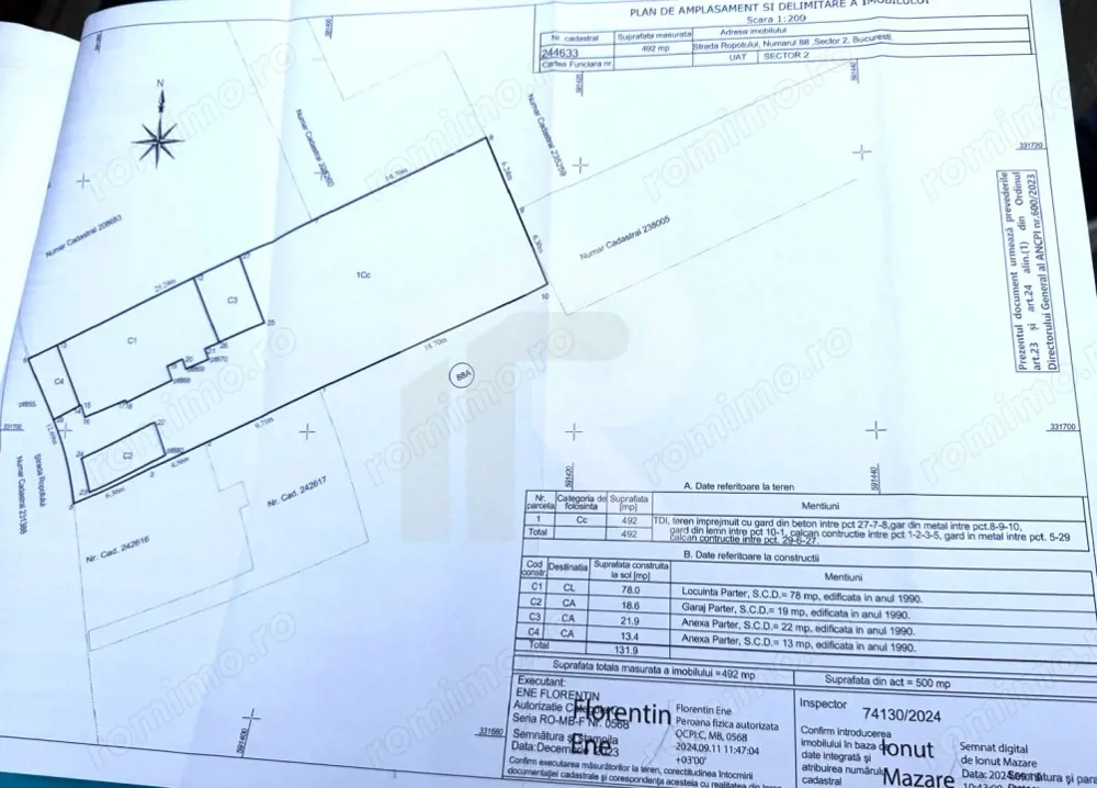 Teren 500 m , ideal constructie casa, zona Andronache