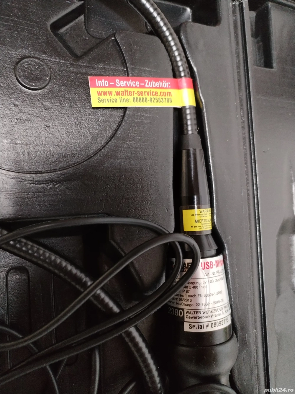 Vând endoscop camera de inspecție 