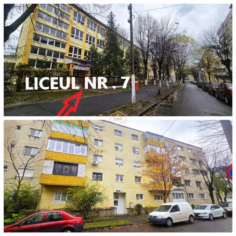 Parter - Apartament decomandat cu 3 camere | Micro 16, Liceul Nr. 7