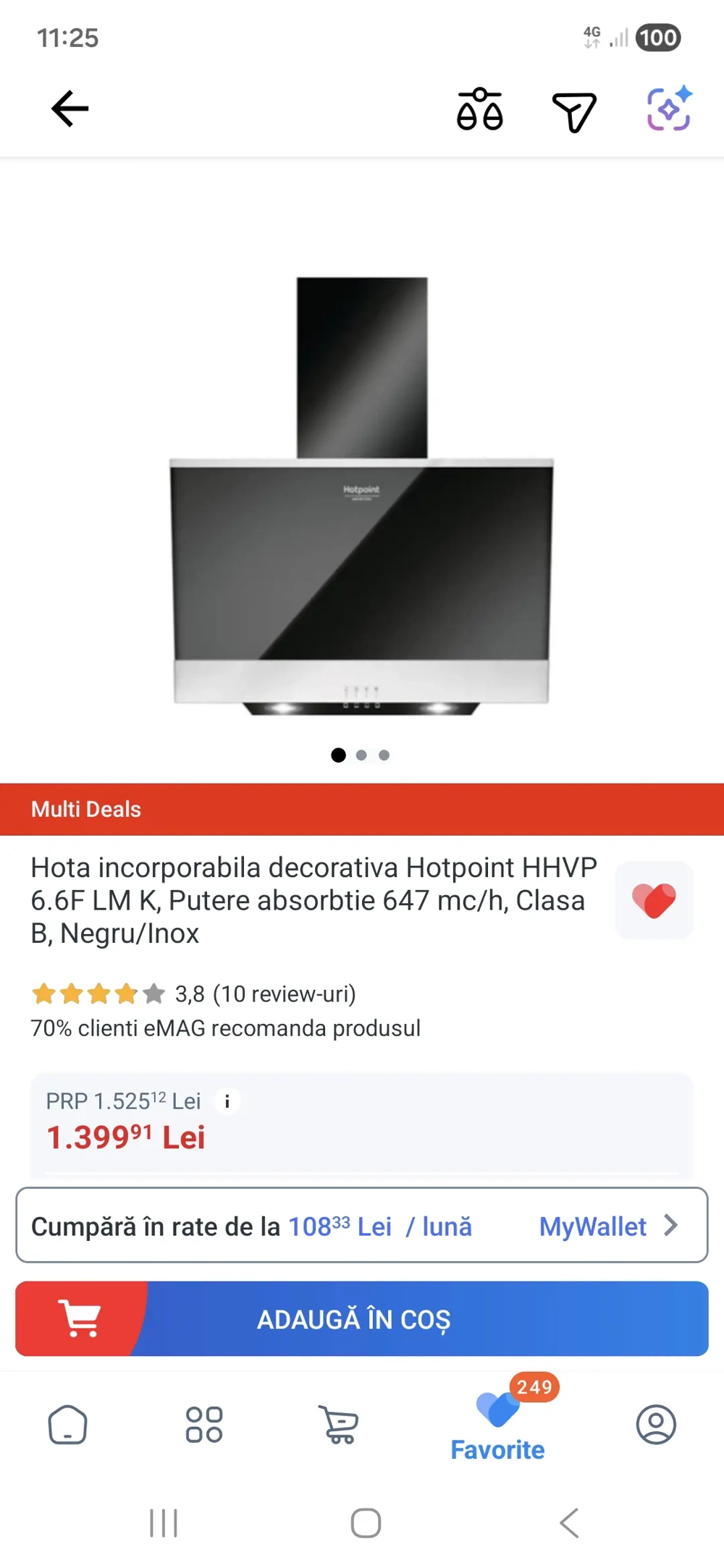 Hota Hotpoint noua , sigilata