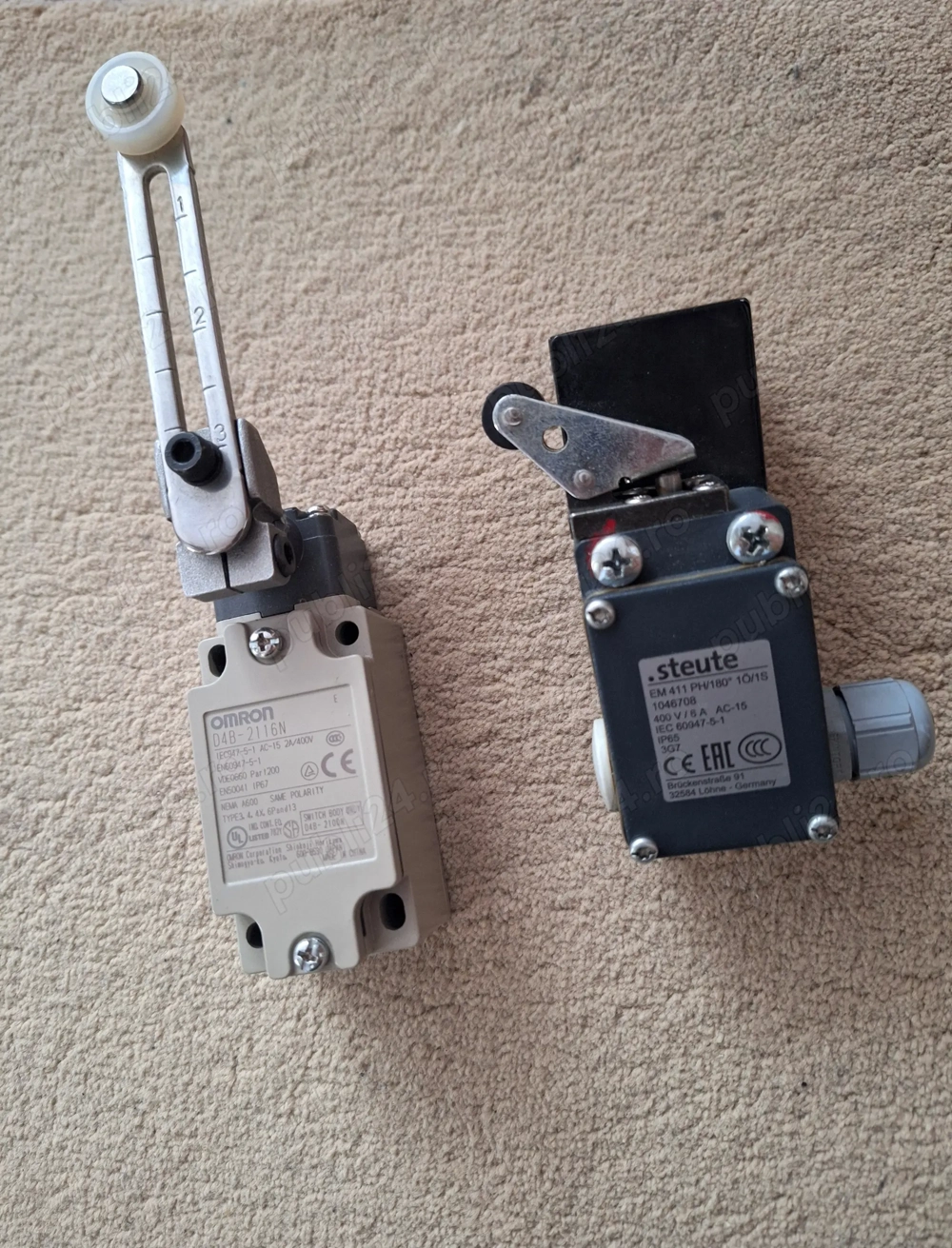 Limitator capat cursa Omron Steute Imo Telemecanique Eaton profesional Germany