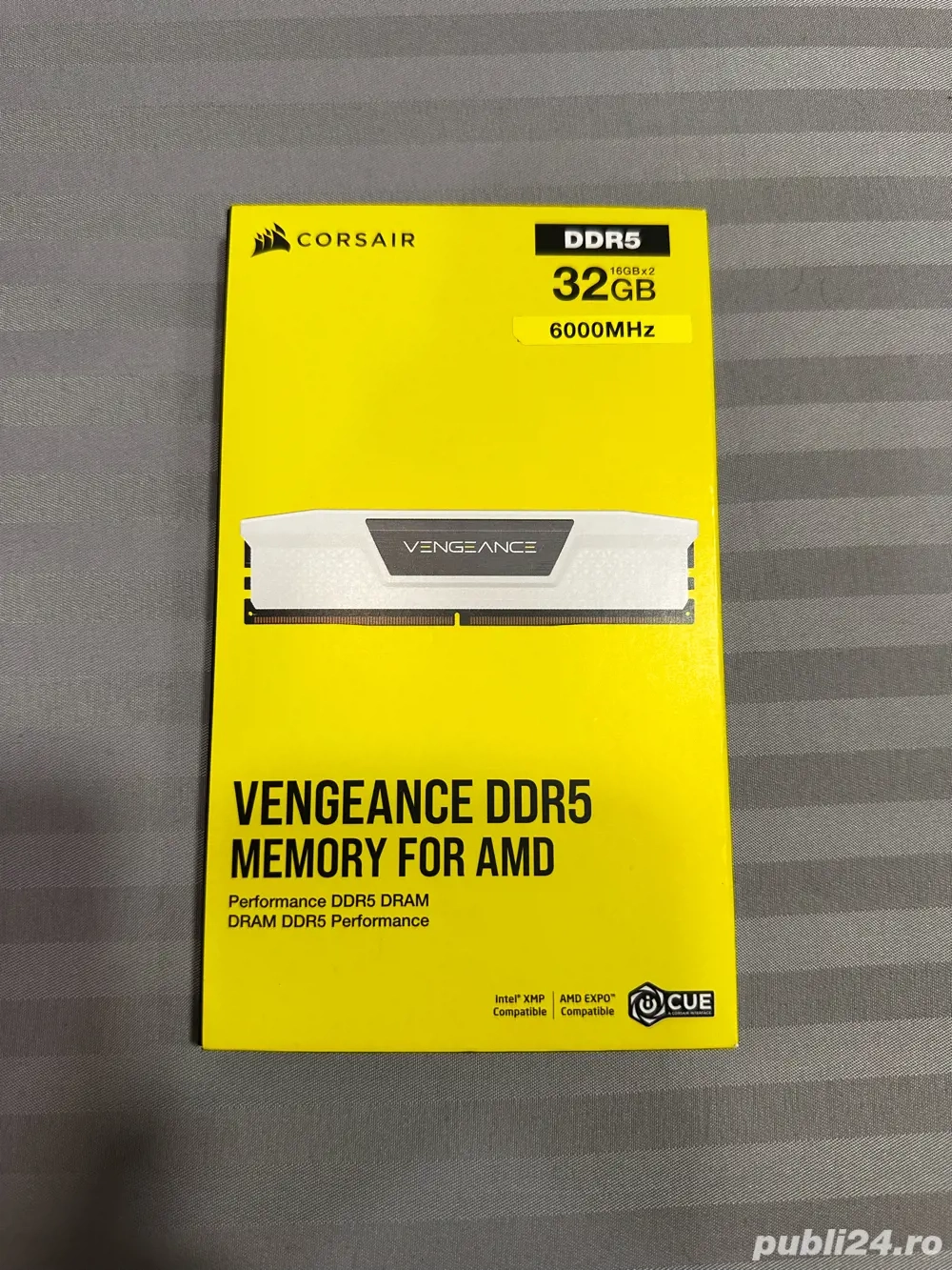 Memorie RAM Corsair Vengeance White 32GB (2x16GB) DDR5 6000MHz CL30