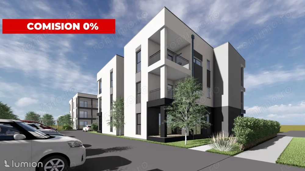 Comision 0% Apartament cu 2 camere si  terasa de 17 mp - Bucovat