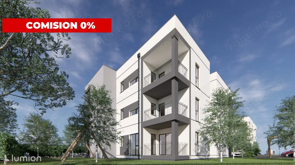 Apartament cu 3 camere si 2 bai - 64,92 mp - Direct dezvoltator- Bucovat