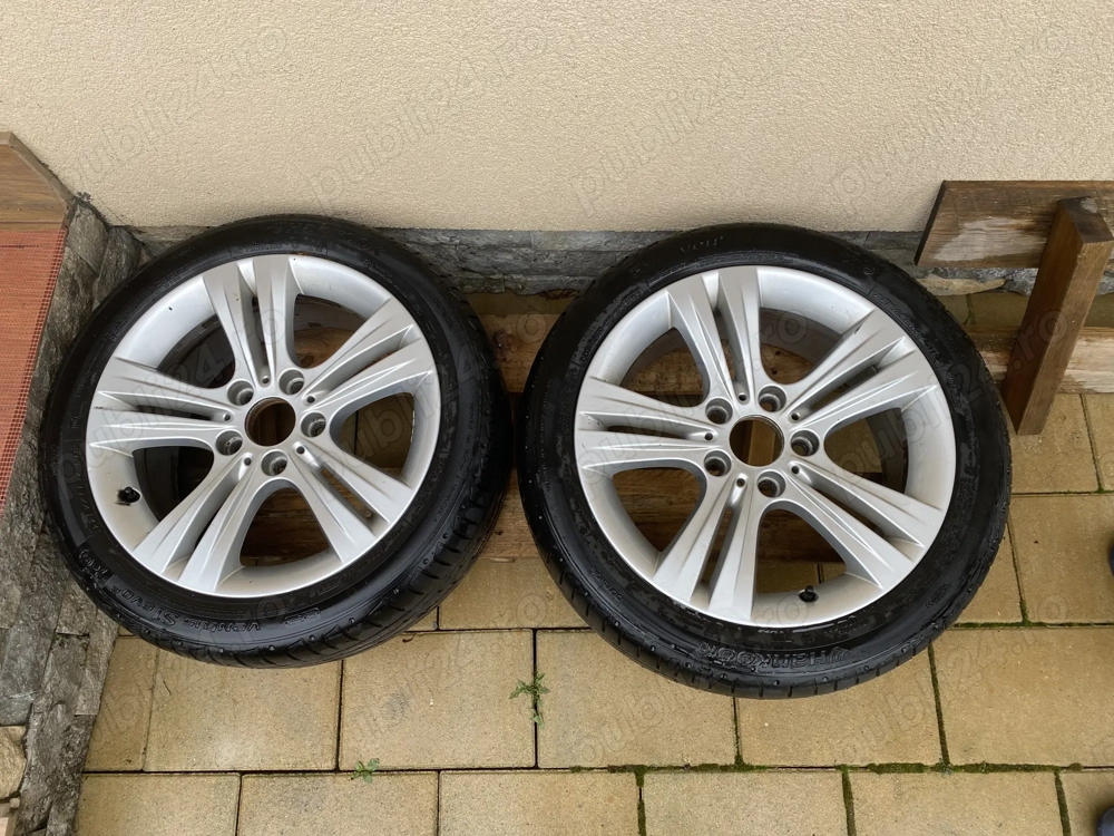 Vand 2 roti complete (jante+anvelope) 225/45/17