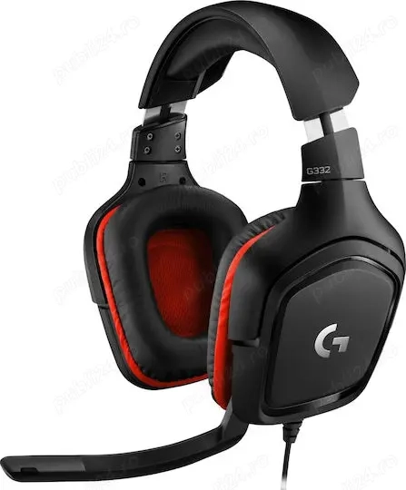 Căști Gaming Logitech G332   Over-Ear, Jack 3.5mm   Preț mic!
