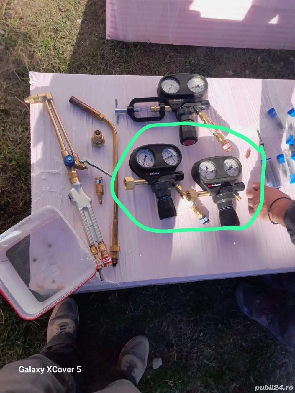 set regulator co2, oxigen si acetilena 