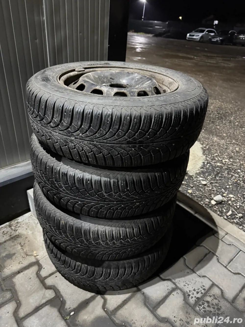 Amvelope Iarna 195 65 R15 cu jante tabla Ford   Opel