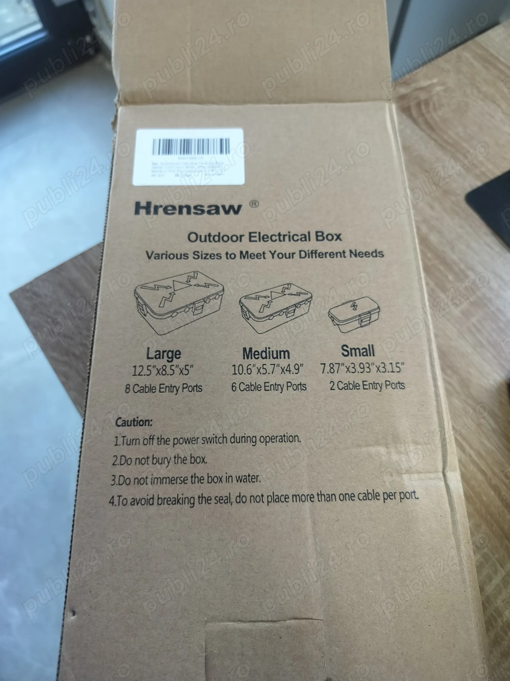 Cutie electrică de exterior