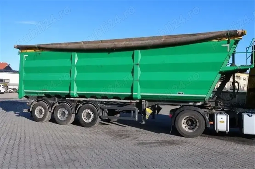 Semiremorci basculabile LUCK, LANGENDORF 3 axe transport vrac, cereale, fier 50mc