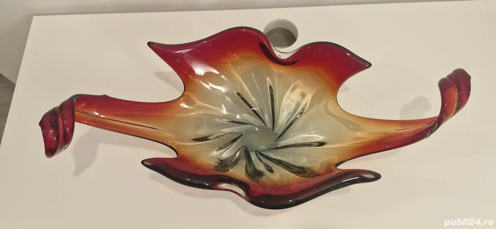 Fructiera din sticla Murano