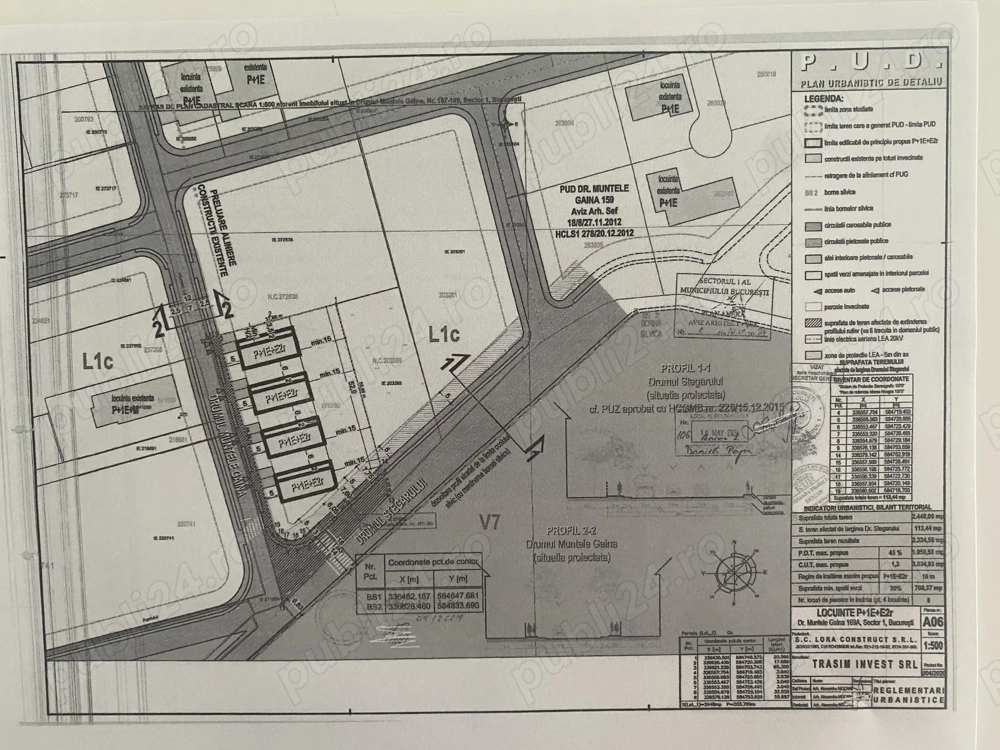 Teren Muntele Gaina lipit de padure - PUD 4 vile lux 