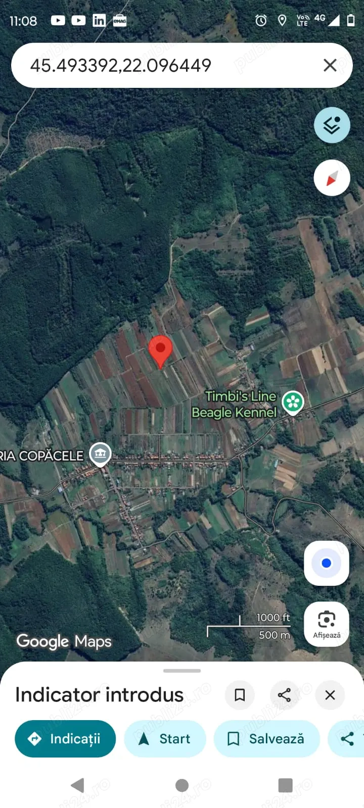 Livada teren 2450 m2 