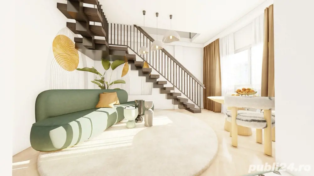 Apartament nou 3 cam pe 2 nivele Rediu 