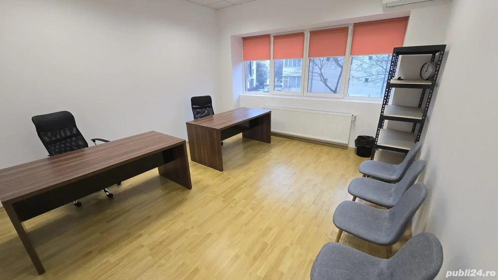 Închiriez birou mobilat, zonă centrală