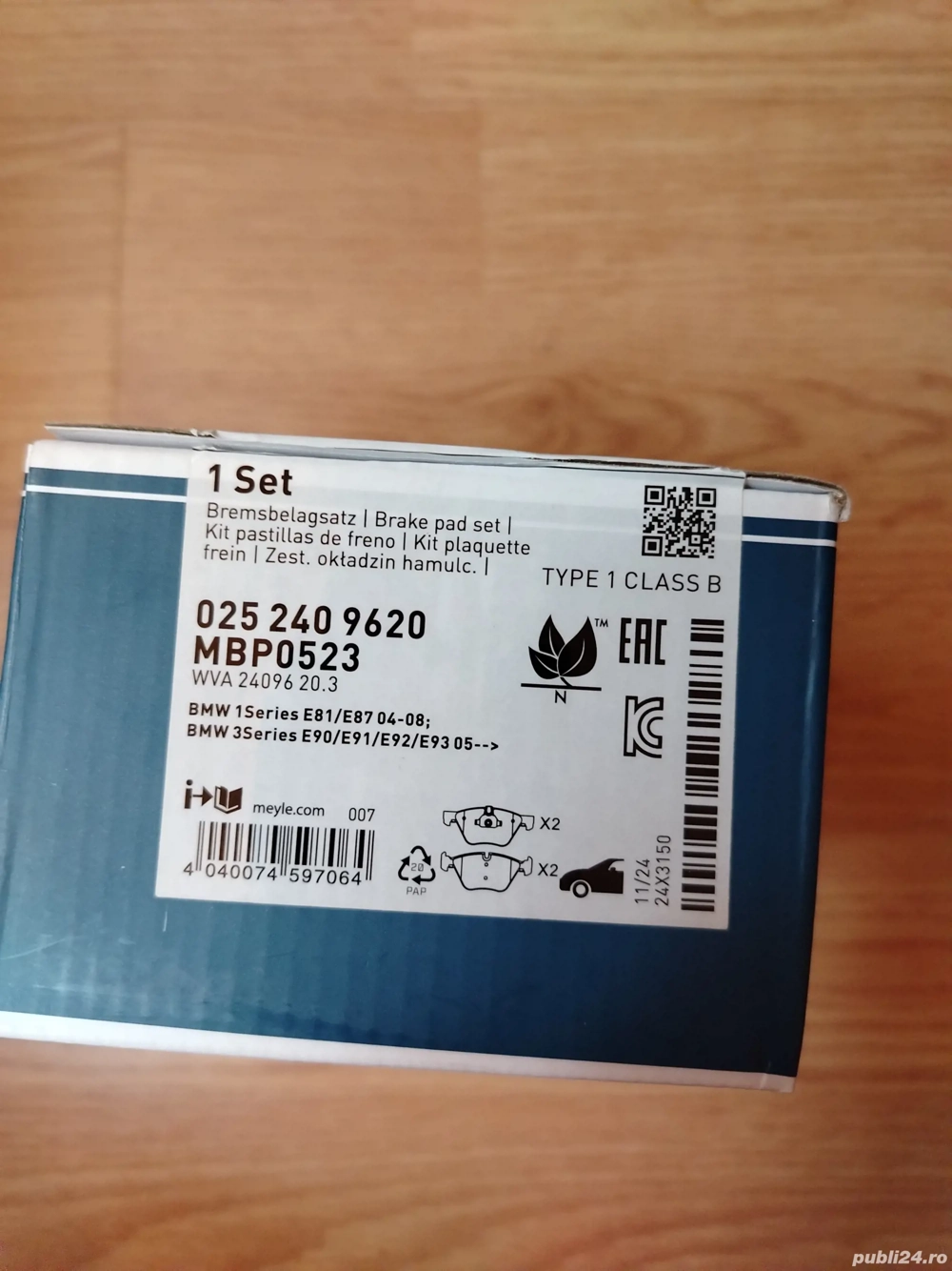 Vand 3 seturi placute frana