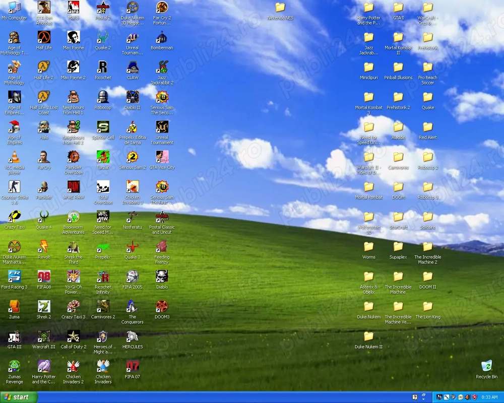 Calculator PC cu 100+ Jocuri ale Copilariei - Nostalgie, Cadoul Ideal, Retro Gaming, Cadou Craciun