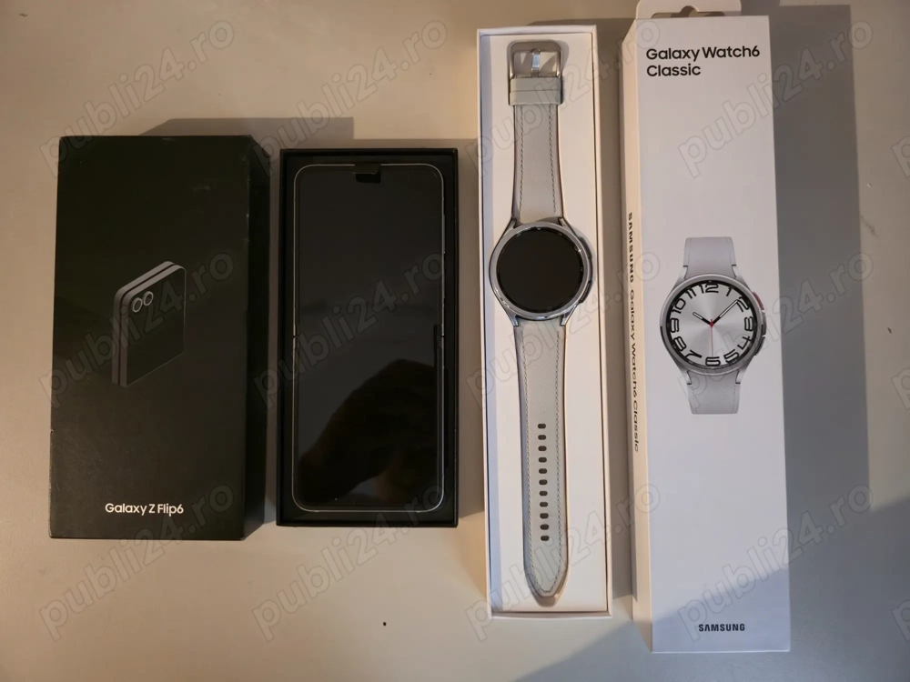 Samsung Galaxy Z Flip 6 + Galaxy watch 6 classic, 47mm 