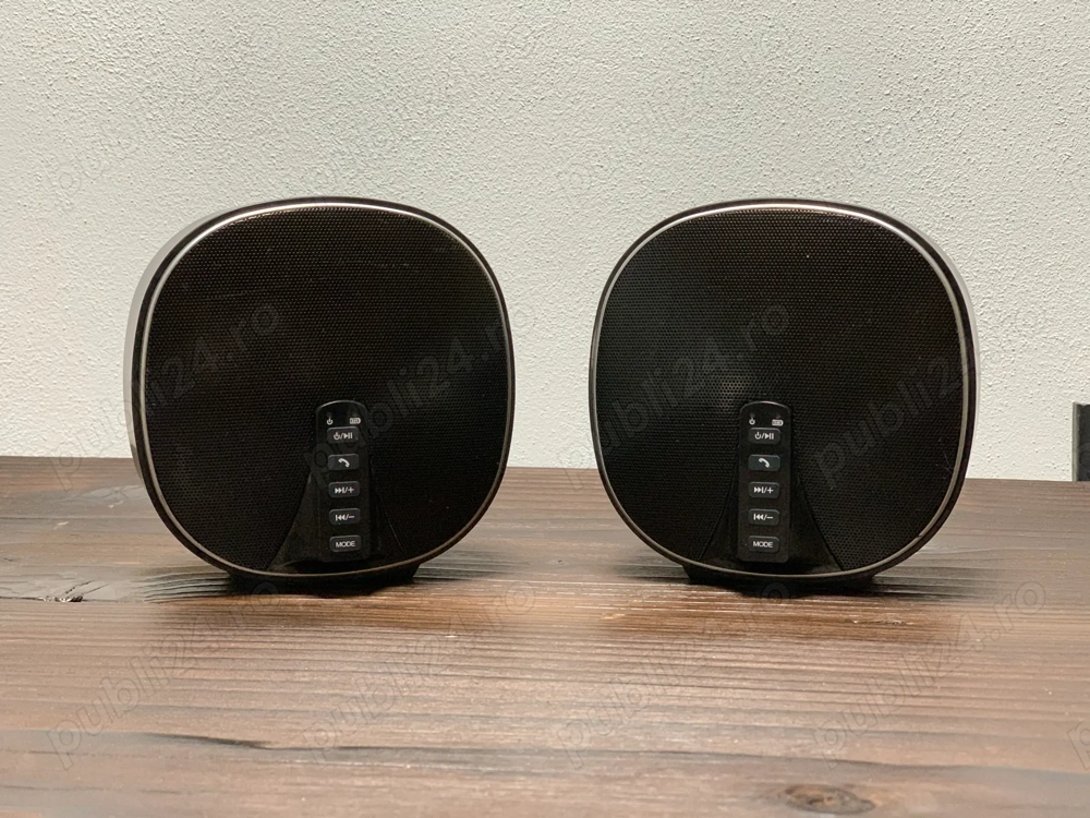 2 boxe Bluetooth Musky DY-52   Mega Bass, FM, TWS (se conectează între ele)!