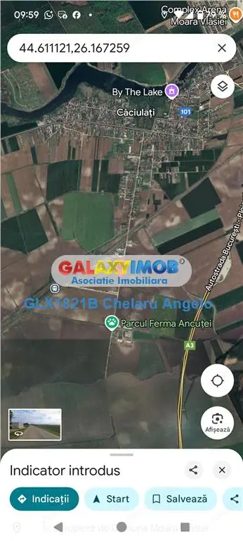 Moara Vl #259;siei teren 16753 mp,dechidere 34 ml,toate utilitatile