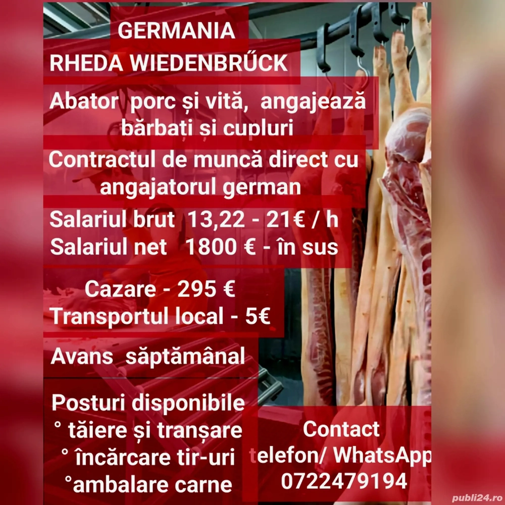 Locuri de muncă - Germania 