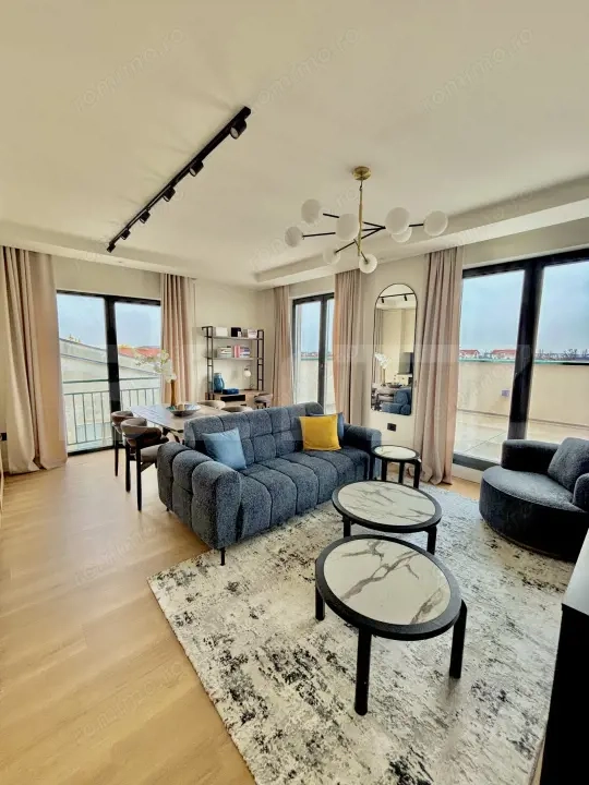 Penthouse deosebit cu 3 camere, terasa 35 mp,  finisaje premium zona Braytim