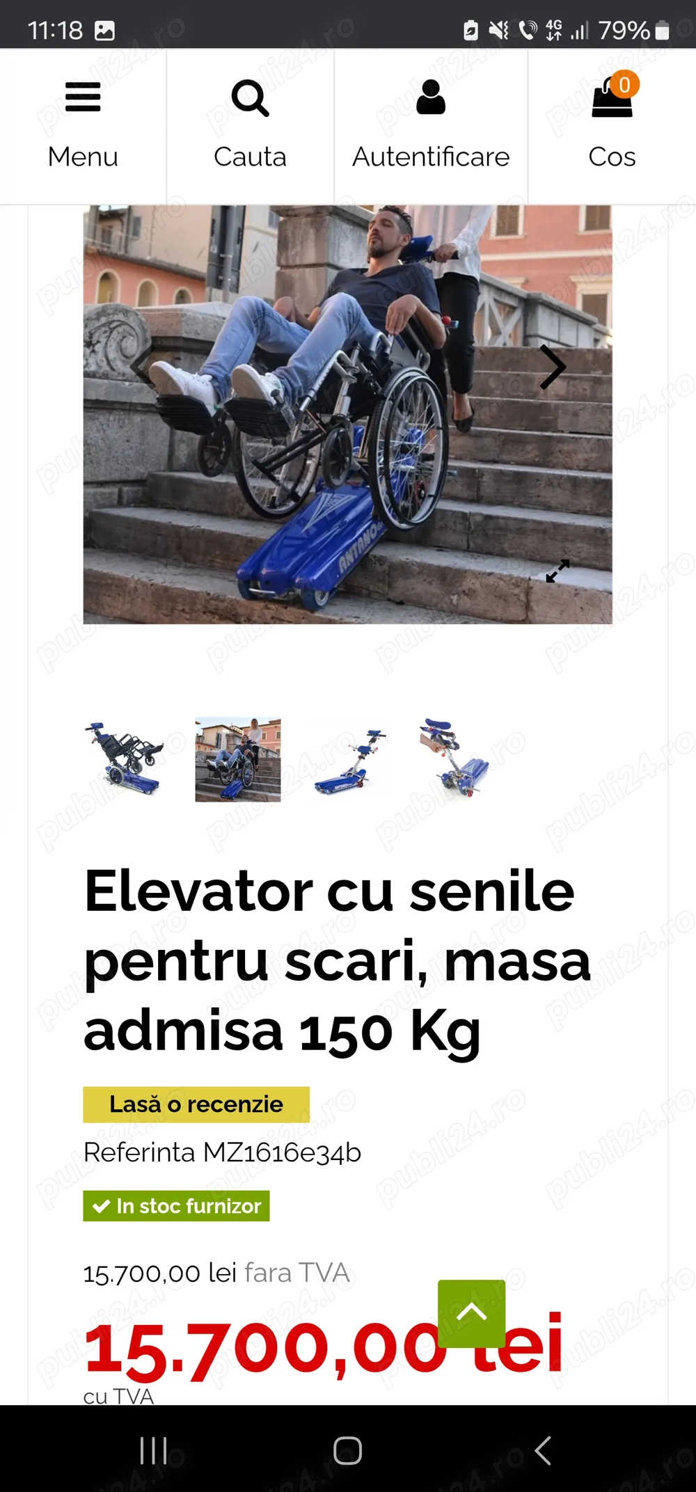 Elevator pentru bolnavi