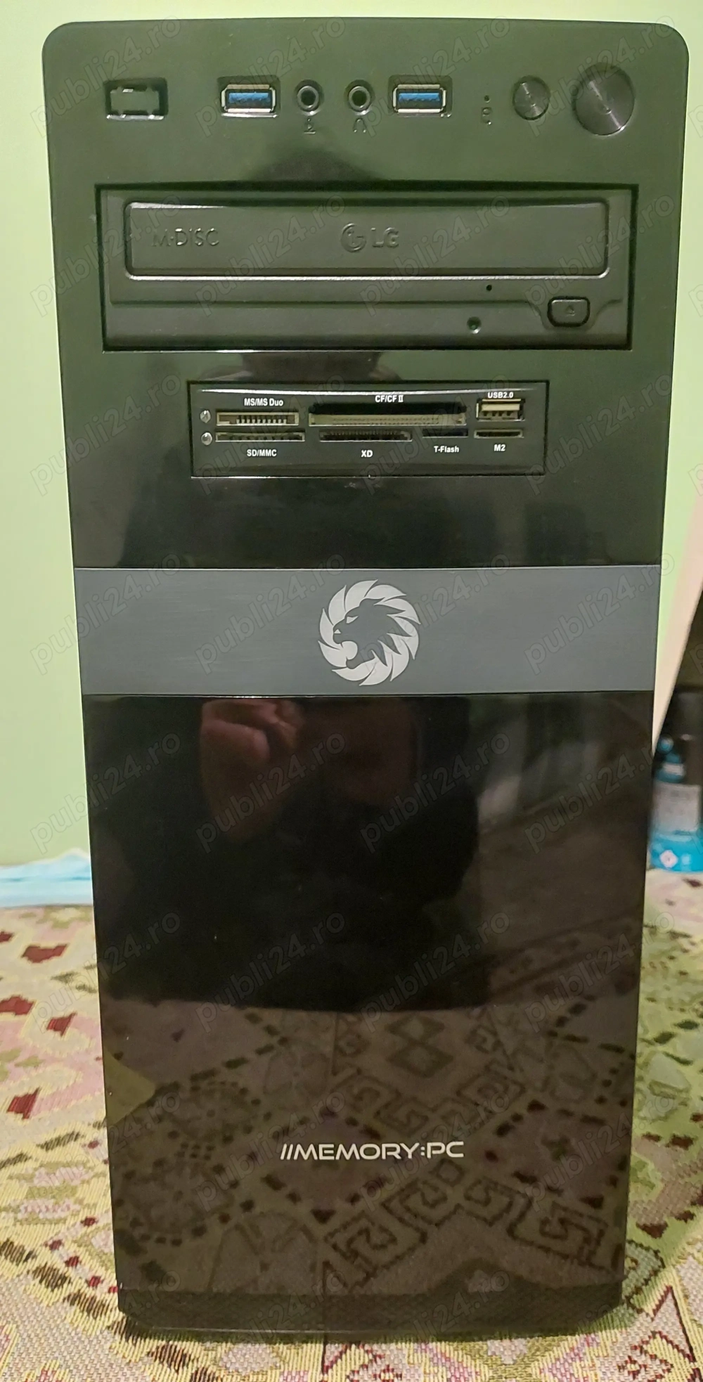 PC Gaming Intel Core i7 7700 Asus Memory PC , 16GB Ram DDR4 , SSD 378 GB , DVD RW , Audio 7.1 