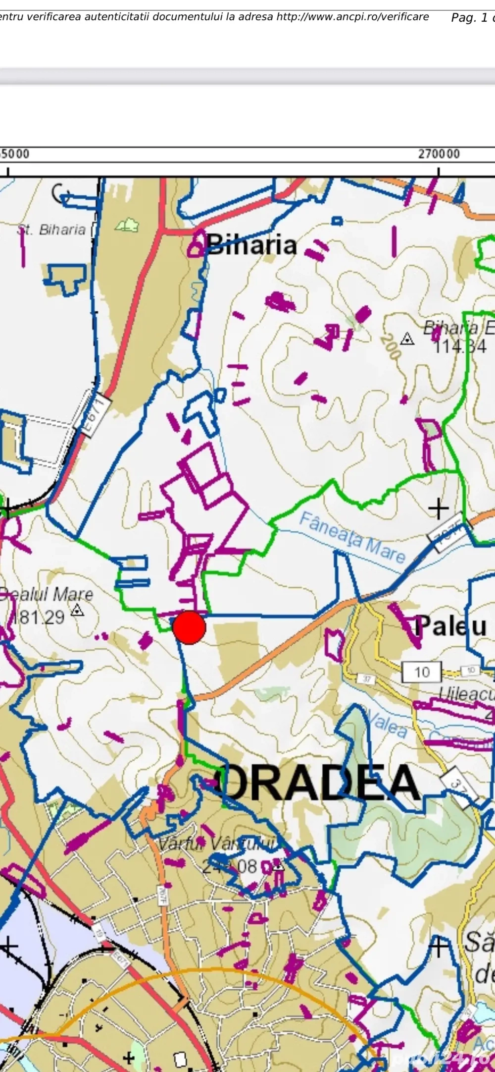 Teren pentru constructie