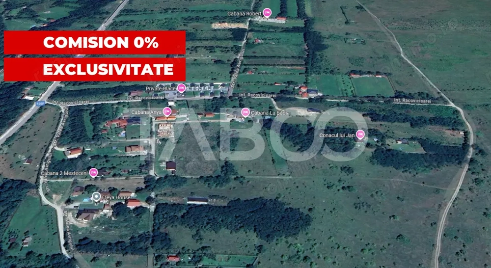 Teren intravilan 2050m acces auto zona turistica Valea Avrigului