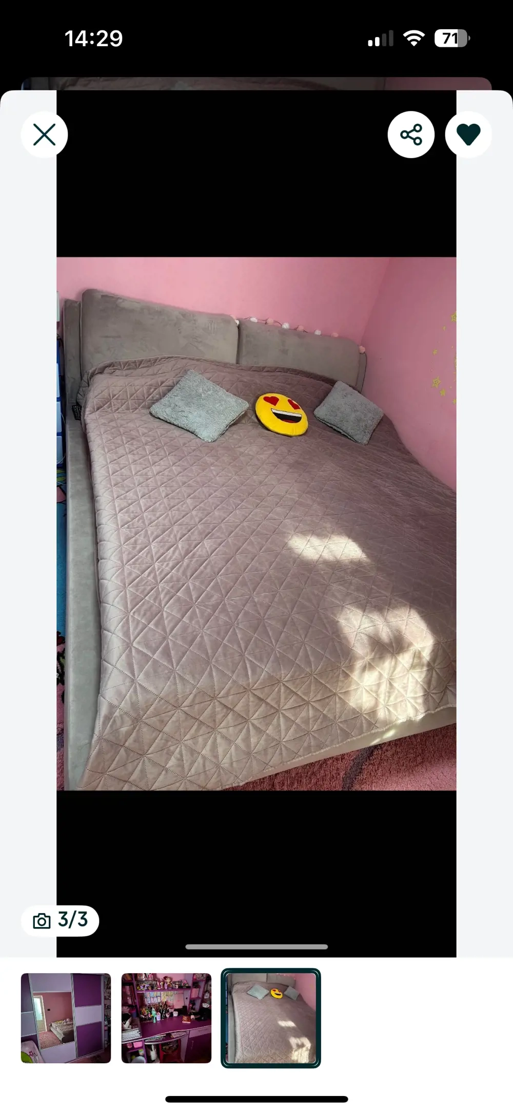 Mobila fete plus un covor fete 