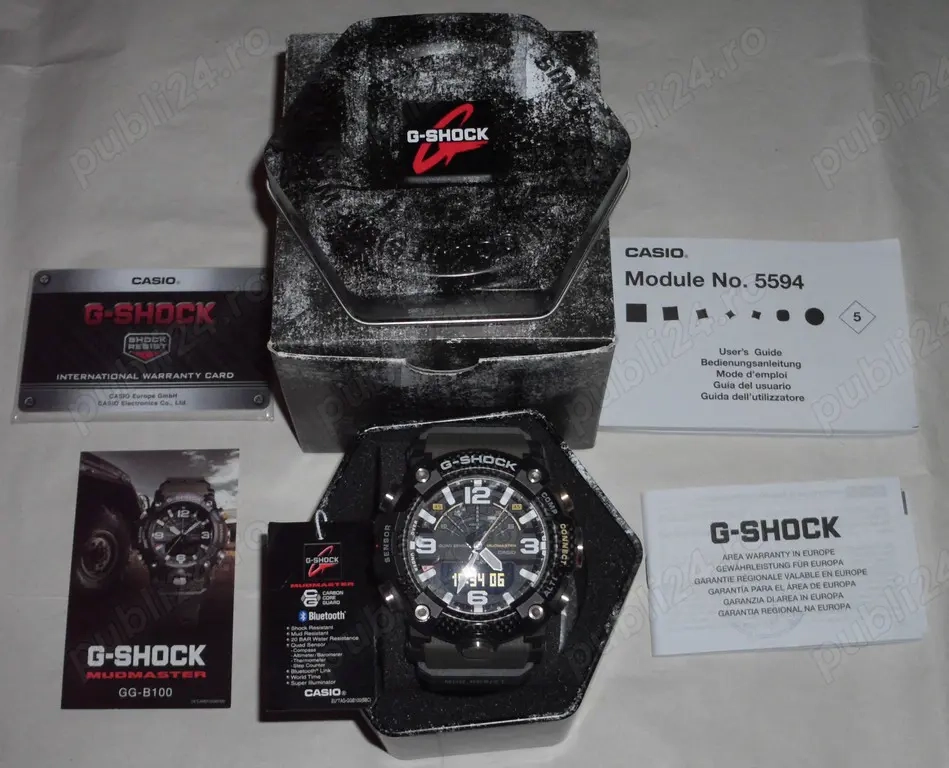 Vand ceas CASIO G-SHOCK Mudmaster GG-B100-1A3ER