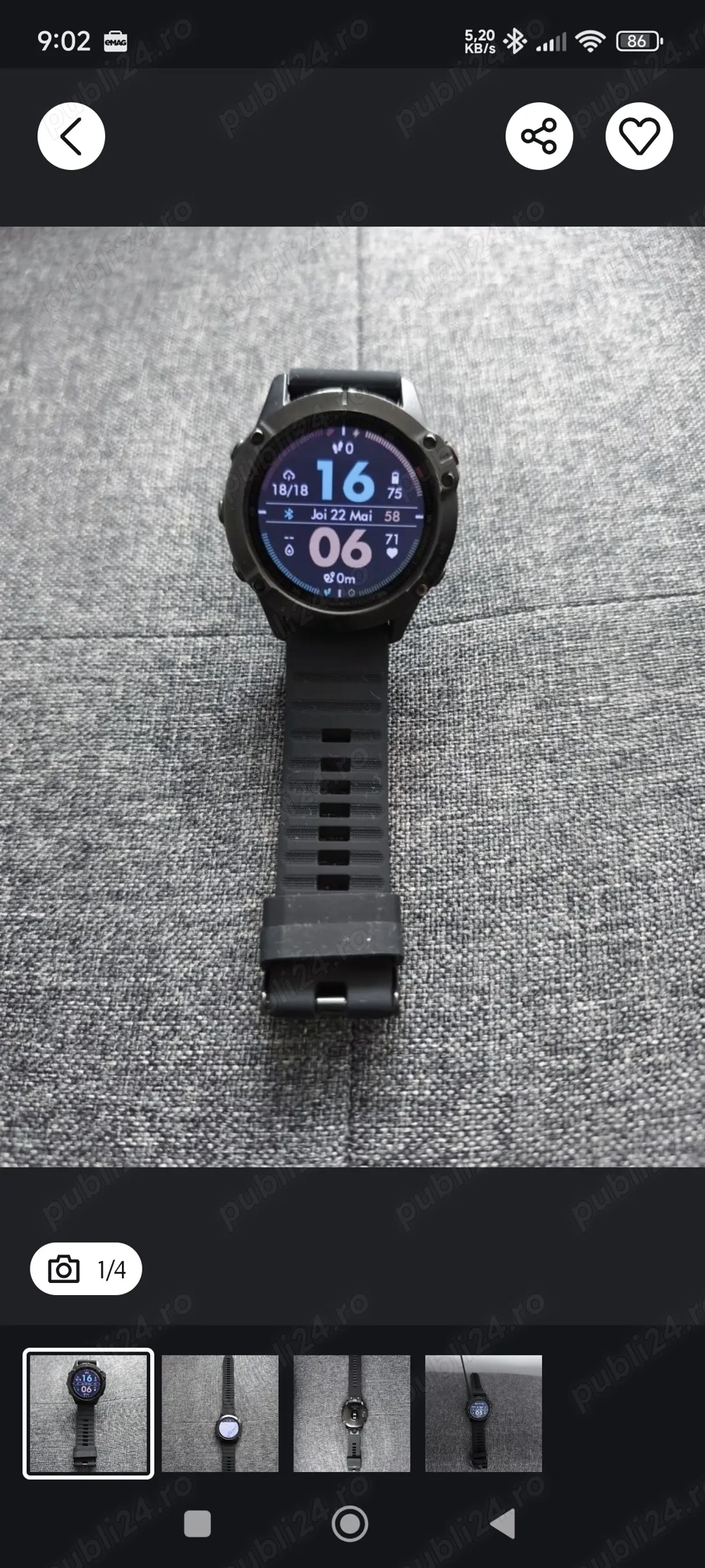 Ceas Garmin Fenix 6 PRO