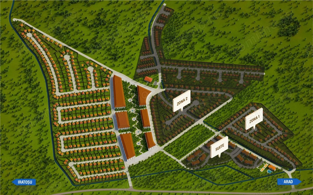 De vanzare parcele de teren, 823 mp, Westfield Arad