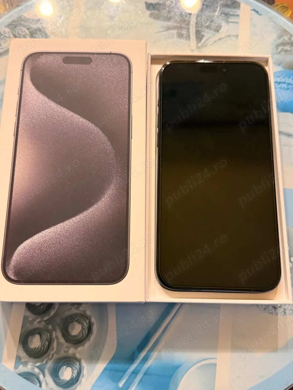 iPhone 15 Pro Max Black Titanium, 256 GB Acumulator 98%