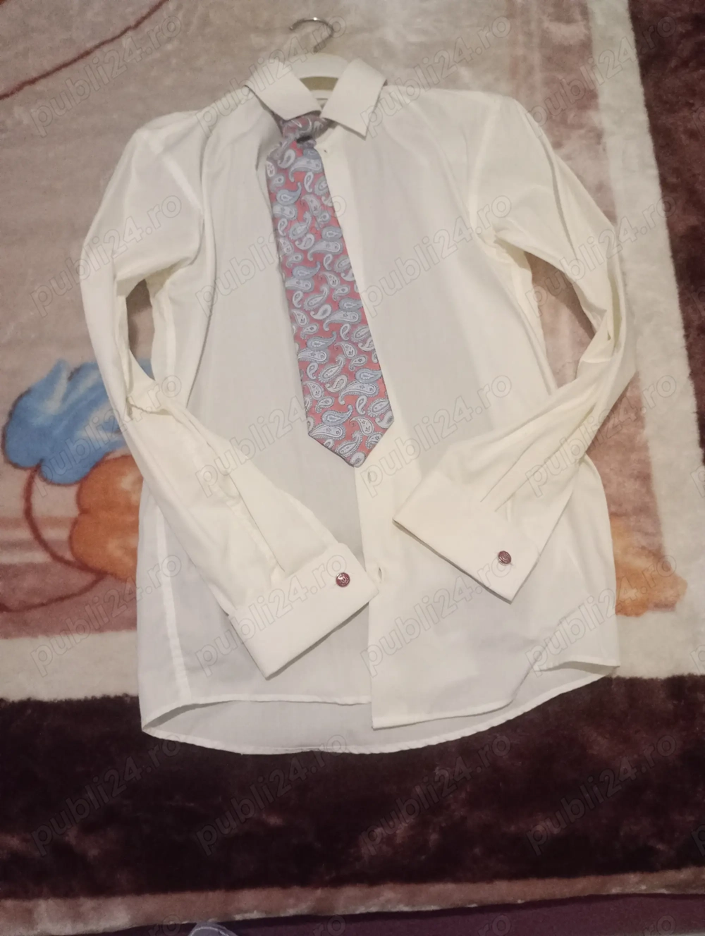 Costum marinar cu pantaloni cămașă cravată sacou și vestă 