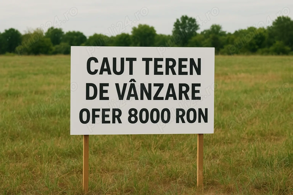 caut teren de vanzare in satu mare