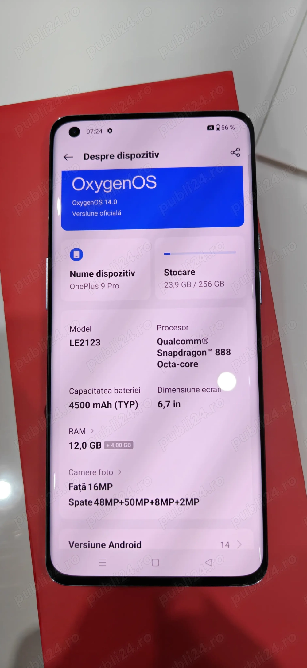 Smartphone Oneplus 9 pro