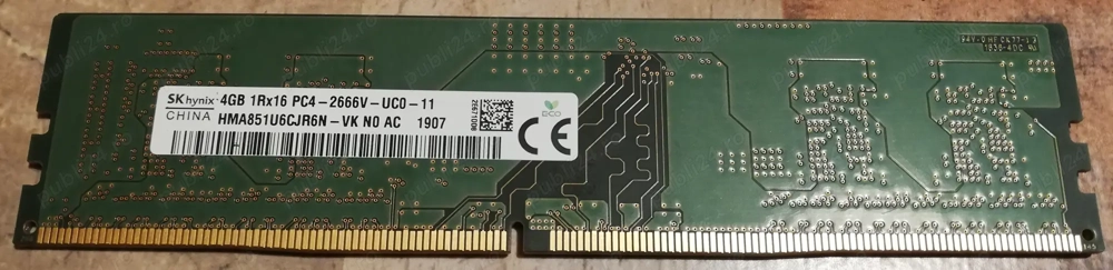 memorie desktop DDR 4, Hynix 4 GB
