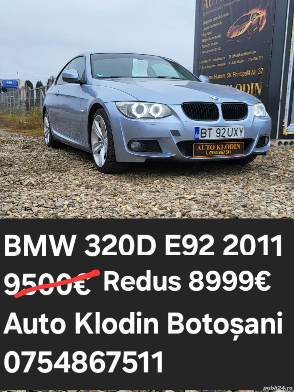 Bmw 320d e92 2011 9500 
