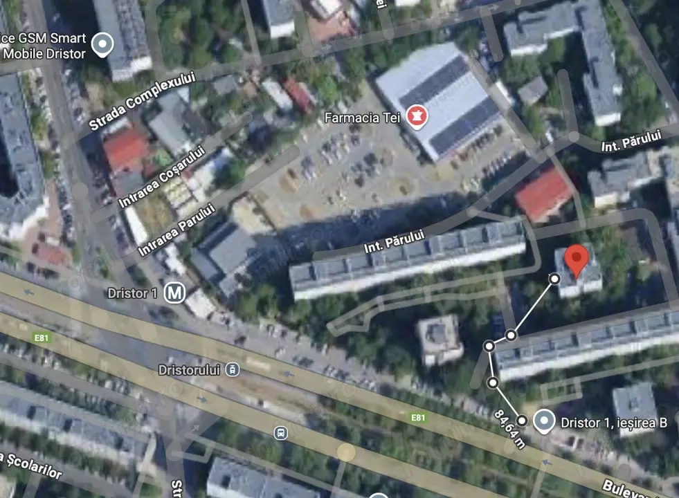 Dristor - 1 minut pana la metrou - comision 0