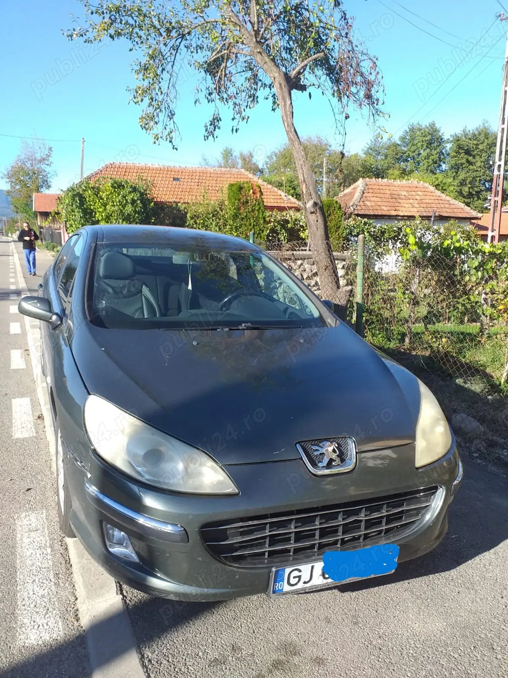 Peugeot 407 verde, diesel, 1.6, 2007, euro 4