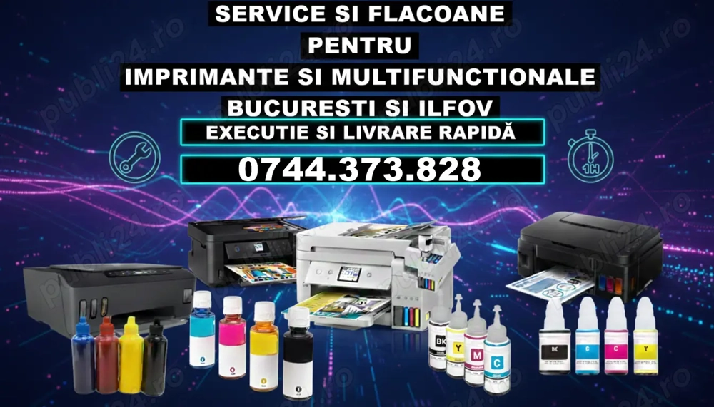 Reparatii imprimante Epson in zona Barbu Vacarescu, Floreasca, Tei, Aviației, Baneasa, Pipera